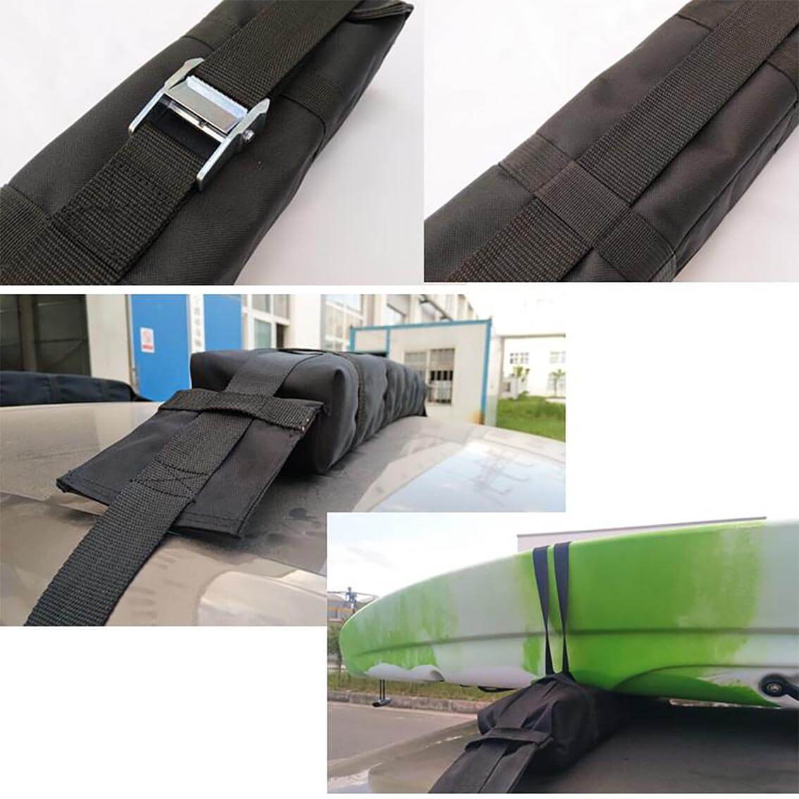 Kajakdakdrager, 1 paar J-bars, zachte dakdrager, opvouwbaar, topmontage, drager voor kajak, surfplank, kano, SUP, skiboard, montage op auto, SUV, vrachtwagen, 1 kajak | NL Kajakdakdrager, 1 paar J-bars, zachte dakdrager, opvouwbaar, topmontage, drager voor kajak, surfplank, kano, SUP, skiboard, montage op auto, SUV, vrachtwagen, 1 kajak | NL